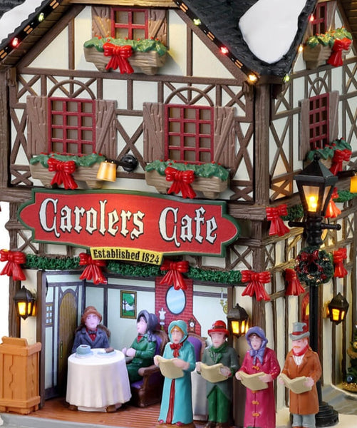 Lemax Caddington Village Lighted Building: Caroler's Cafe #35024 