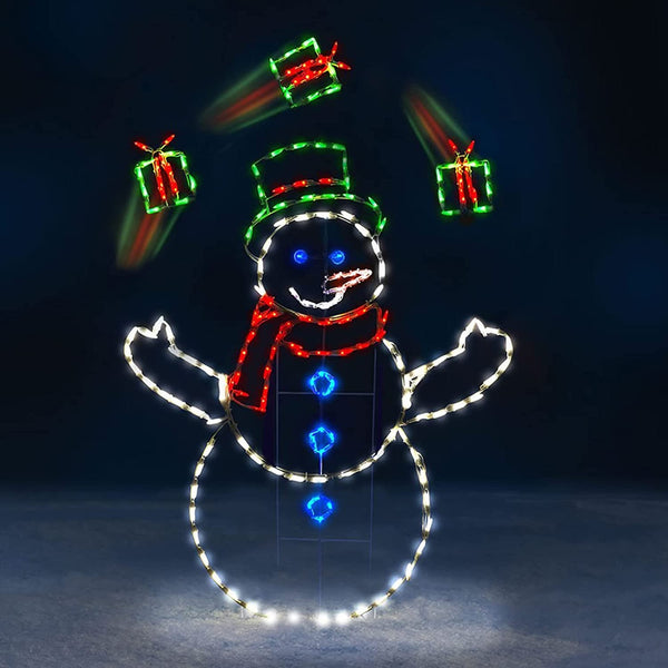 Snowman Remote Control Sights and Sounds Christmas Tree/Holiday