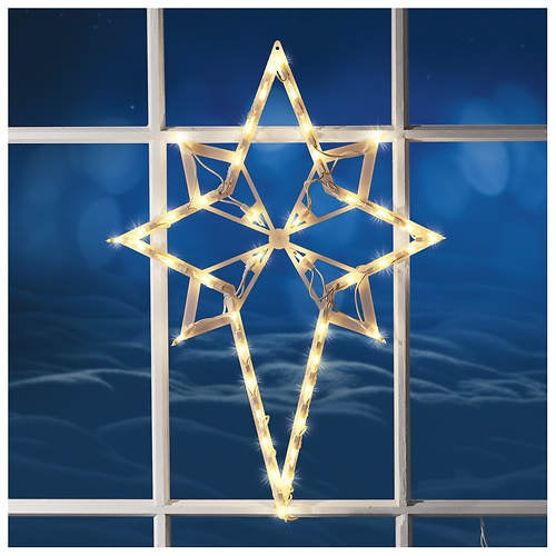 Star of store bethlehem window light