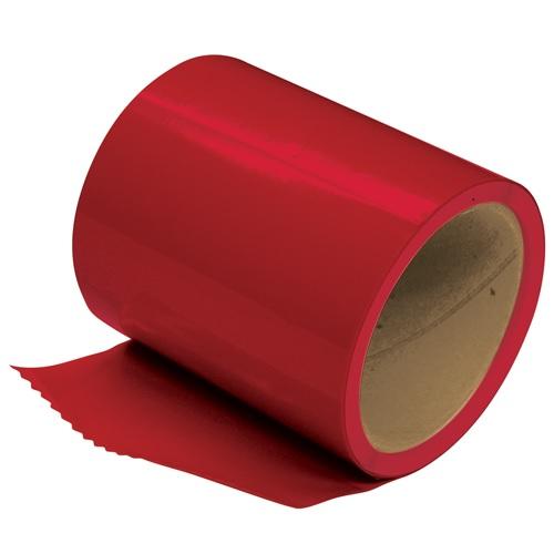 1-5/16 Red Veltex flocked polypropylene outdoor ribbon