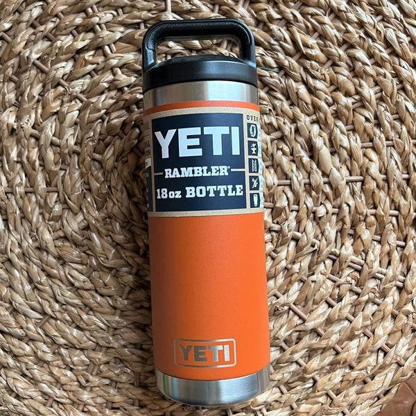 YETI RAMBLER 36OZ BOTTLE WITH CHUG CAP LIMITED EDITION RESCUE RED