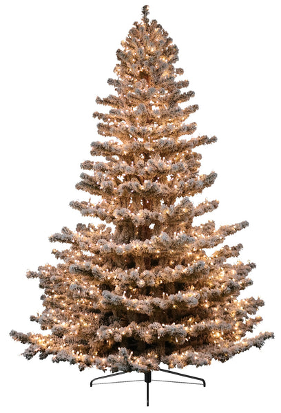 Pre-Lit Vermont Spruce Quick Set Artificial Christmas Tree, Remote