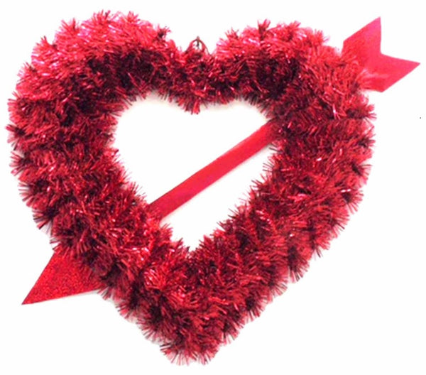 Heart Shaped Wreath Valentine's Day Wreath Valentine's Day Door Sign  Valentine's Heart Sign Heart Shaped Sign Valentine's Day Sign 