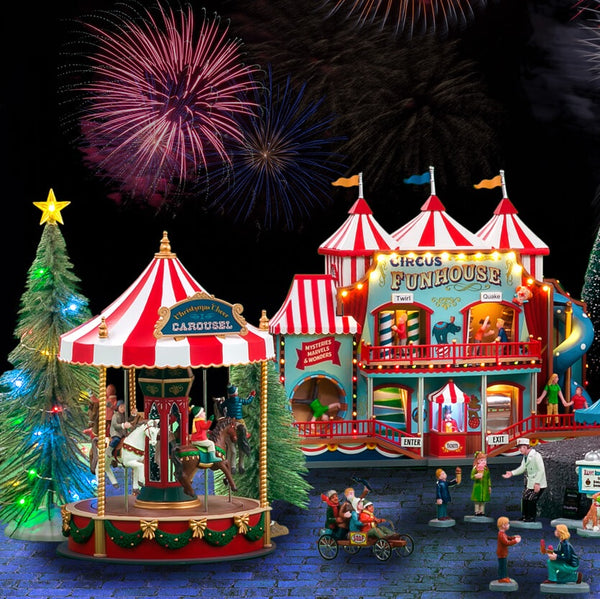 Lemax Carnival Sights & Sounds: Circus Funhouse #05616 – American Sale