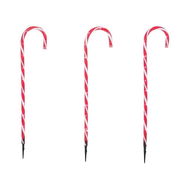 Candy Cane Pathway Stake | Candy Cane Christmas Lights | Xmas Decor ...